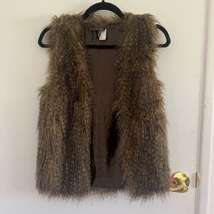 Fall Faux Fur Vest